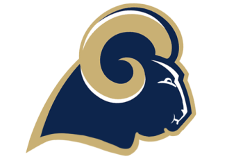 Los Angeles Rams Fat Logo iron on transfers